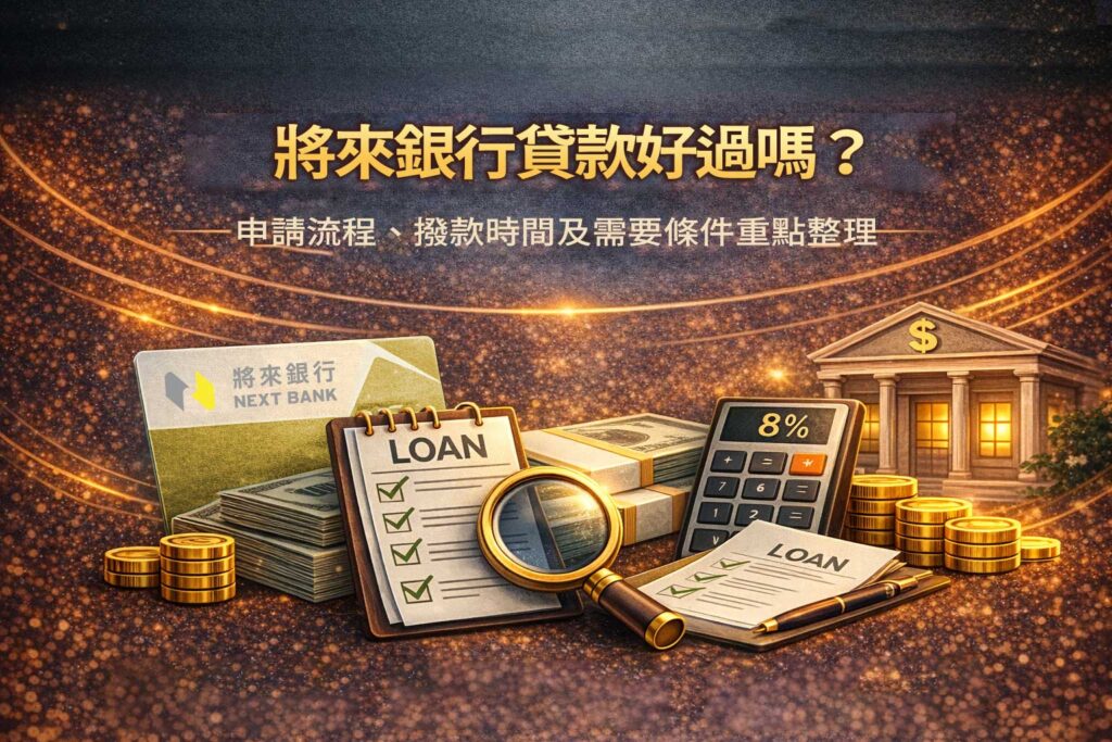 將來銀行貸款好過嗎申請流程撥款時間及需要條件重點整理
