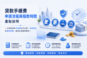 貸款 手續費申請流程與撥款時間重點說明