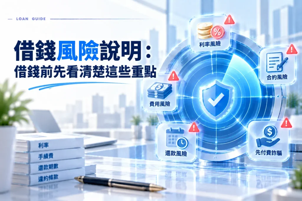借錢風險説明借錢前先看清楚這些重點