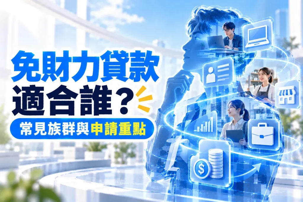 免財力貸款適合誰常見族群與申請重點webp